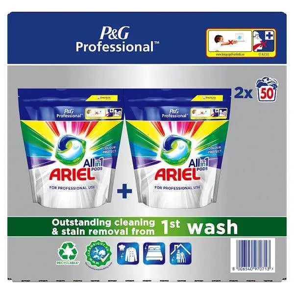 Ariel Professionell Allin1 Kapslar Washing Kapslar Colour, 100 washes