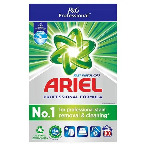 Ariel Professionell Tvättmedel i pulverform Regular 130 washes, 7.8kg