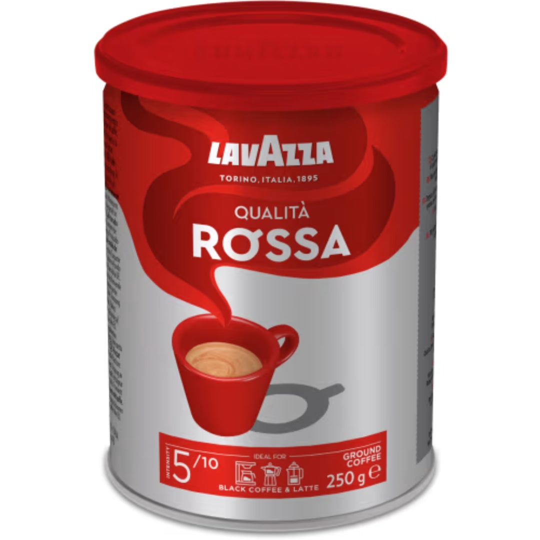 Lavazza Qualita Rossa Espresso Ground Coffee - Espresso Ground Coffee 250g