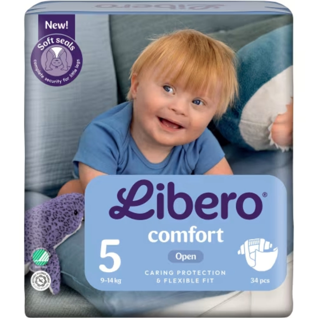 Libero Comfort 5 9-14kg Tejpblöjor - Tape Diapers 9-14kg 34p
