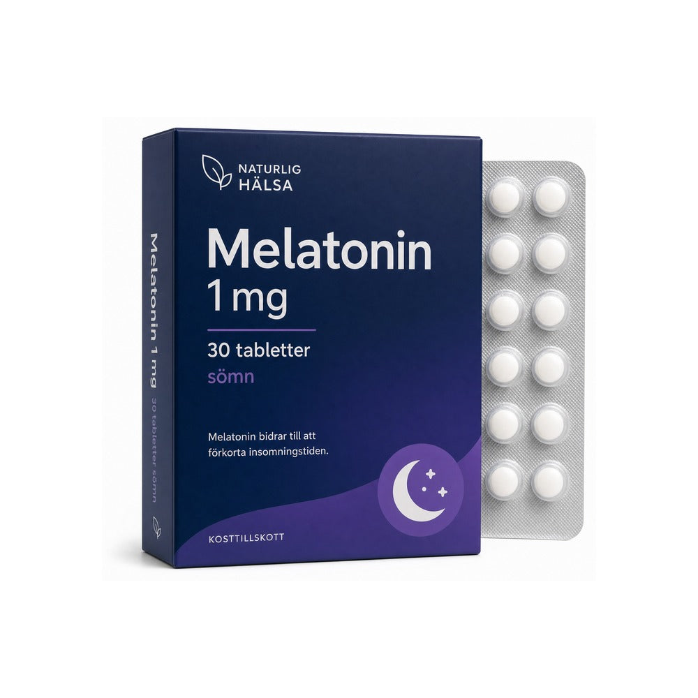 Melatonin 1 mg – 30 Tabletter