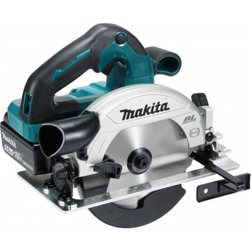 Borstlös cirkelsåg Ø 165 mm 2x5Ah 18V LXT® MAKITA DHS660RTJU i medföljande koffert + AWS-chip