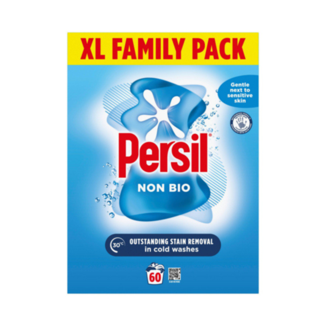 Persil Non-Bio Laundry Tvättmedel i pulverform 60 Tvättar 3.0kg