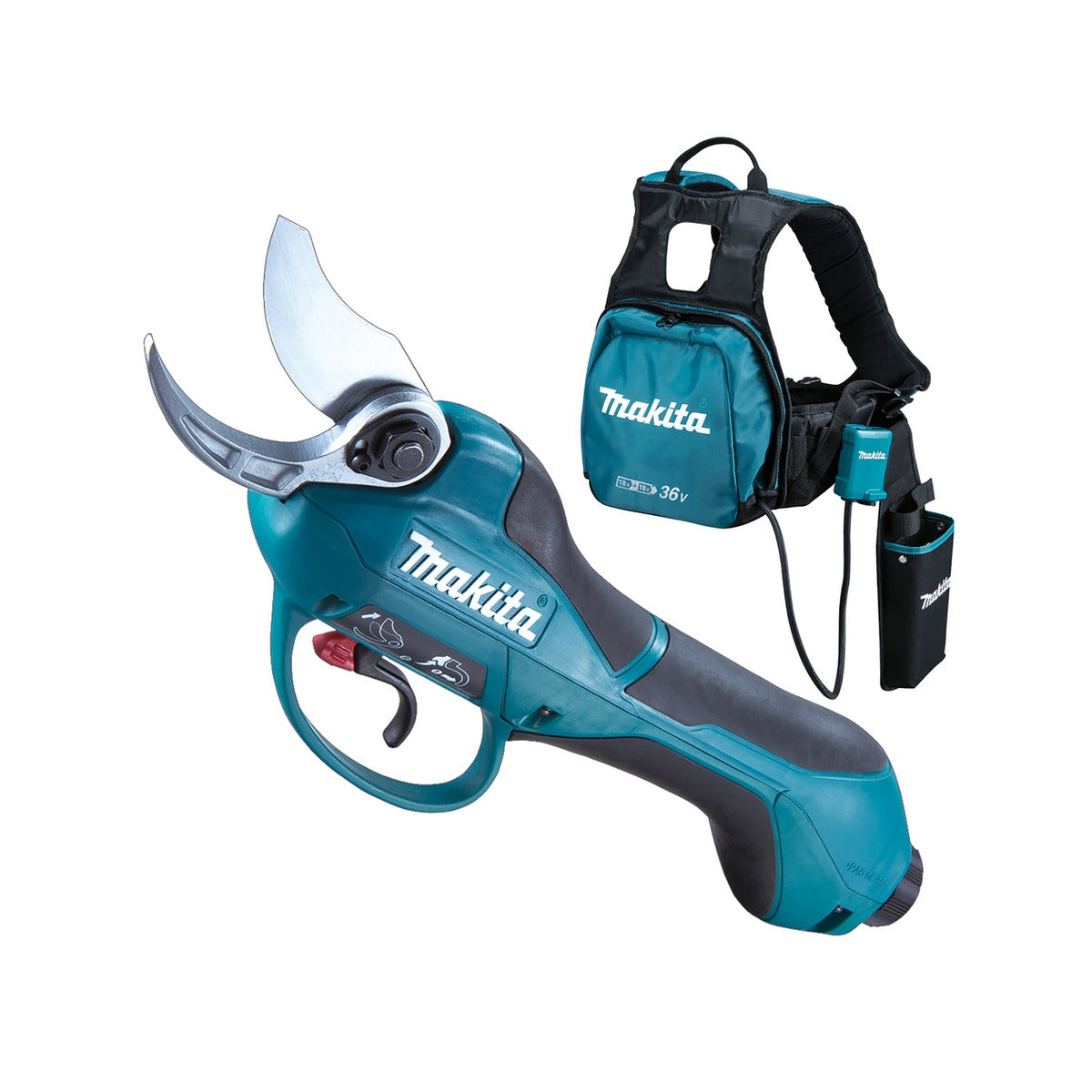Makita DUP361Z 18V LXT Batteridriven Sekatör – Grön – Utan batteri