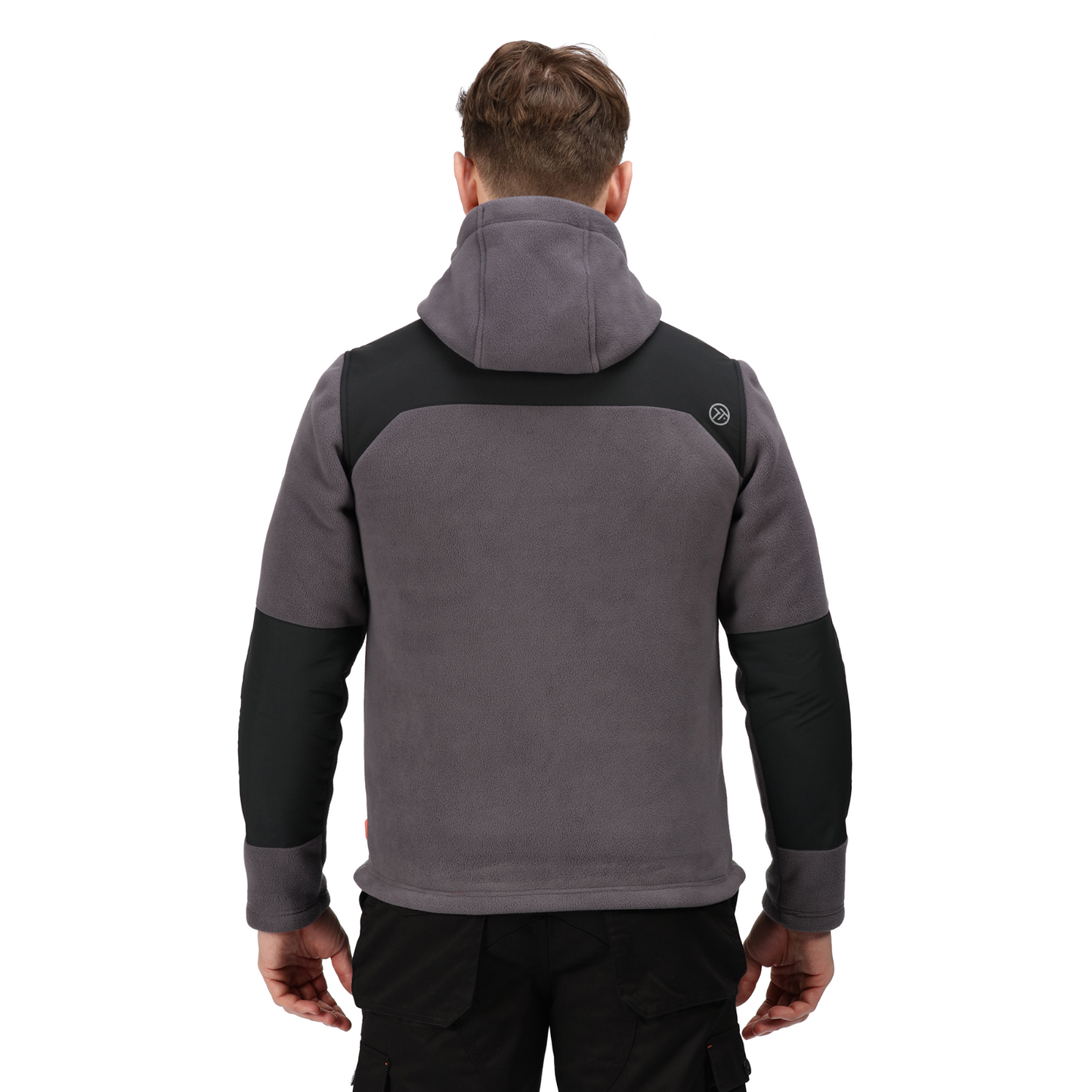 Regatta hoodie jacka TRF664 XL iron svart grå Garrison med huva Silver