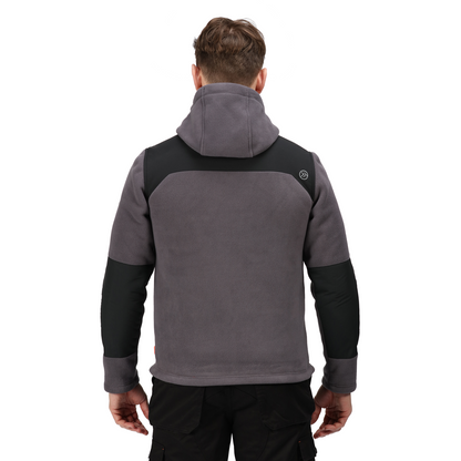 Regatta hoodie jacka TRF664 XL iron svart grå Garrison med huva Silver