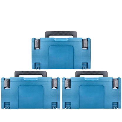 Makita 821551-8 MakPac Typ 3 Förvaringsväska med Staplingssystem – 3-pack – Silver