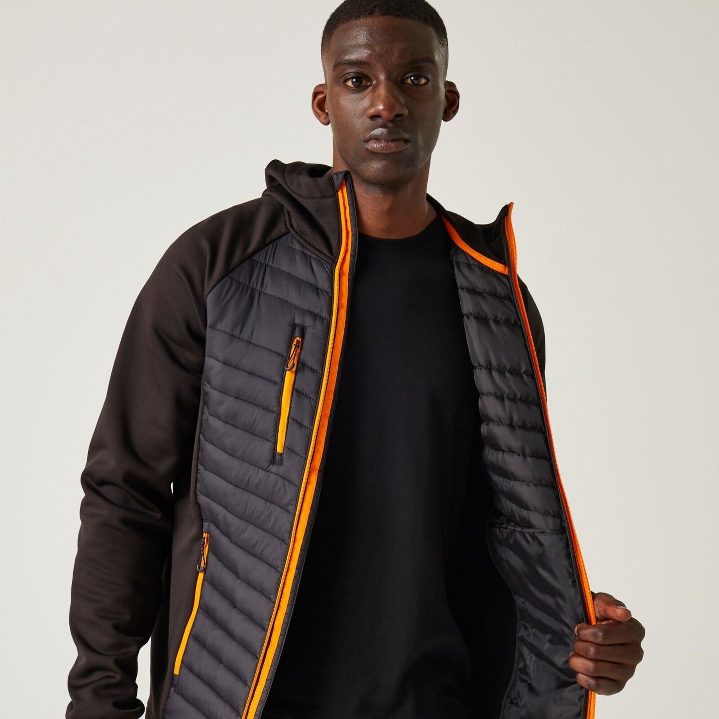 Regatta jacka TRA549 L L svart orange pop Navigate Silver