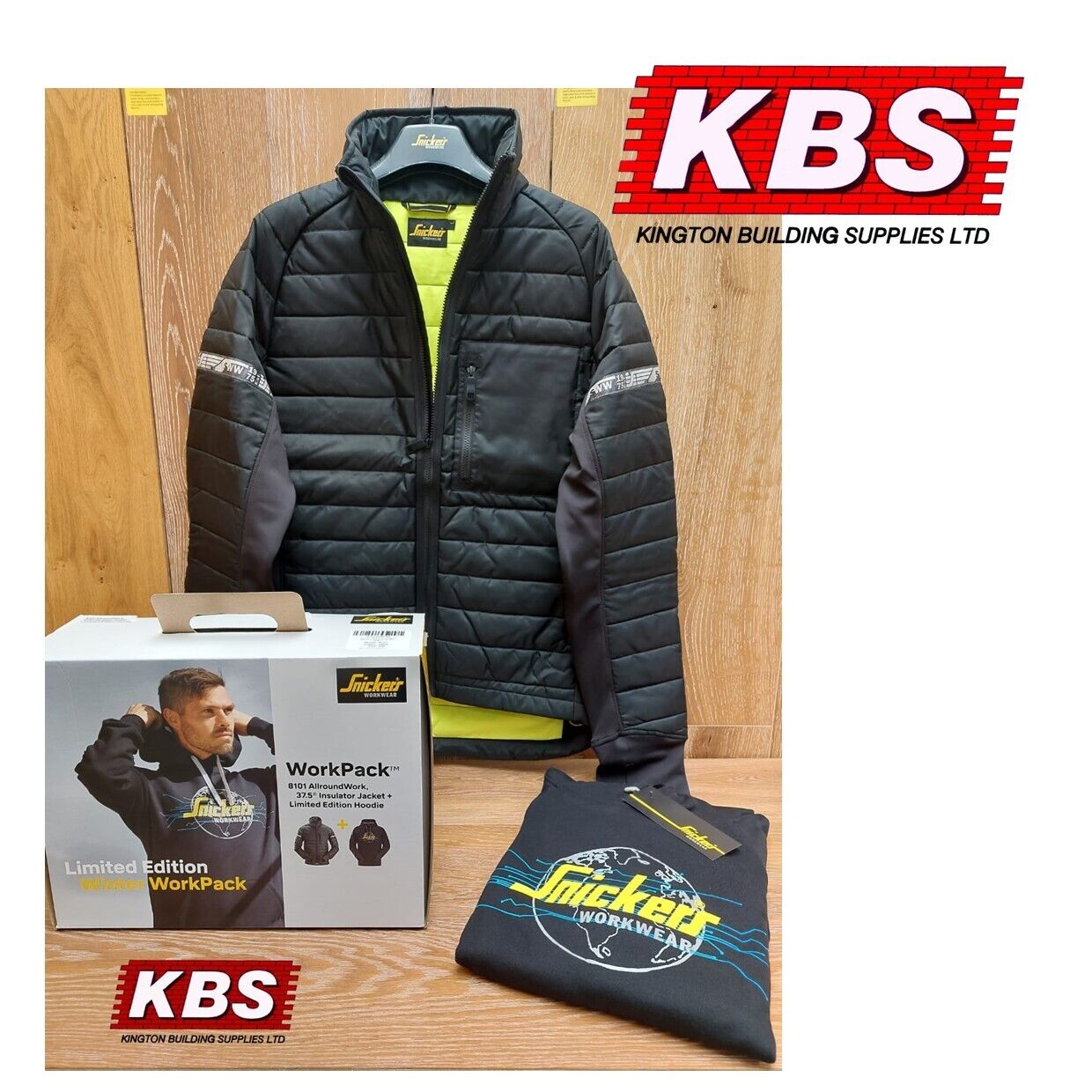 Snickers jacka hoodie workpack 8101 Limited XL 81010404 XL Guld