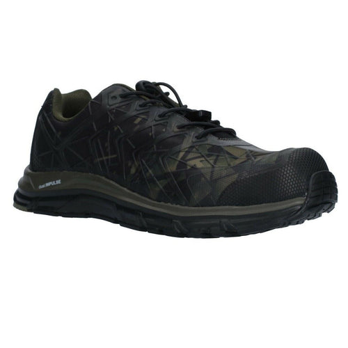 Albatros skyddssko Energy ImpulseLow S1P olive composite toe midsole UK9 43 Silver