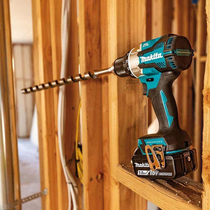 Makita DHP489Z Kombiborrmaskin 18V LXT Slagborrmaskin – Guld – Endast maskin