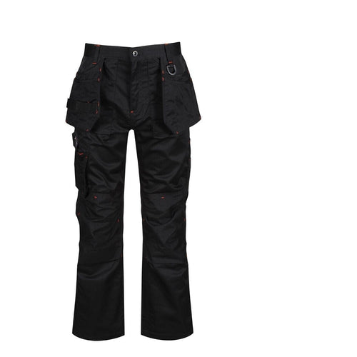 Regatta arbetsbyxor 38R TRJ387 svart Incursion Brons