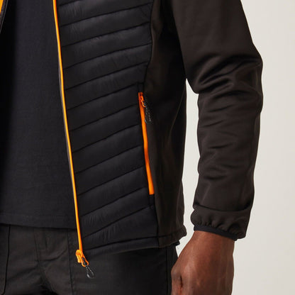 Regatta jacka TRA549 L L svart orange pop Navigate Silver