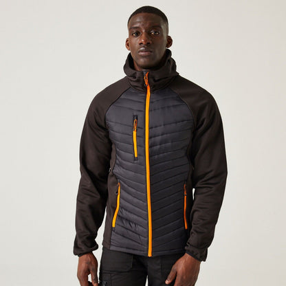 Regatta jacka TRA549 L L svart orange pop Navigate Silver