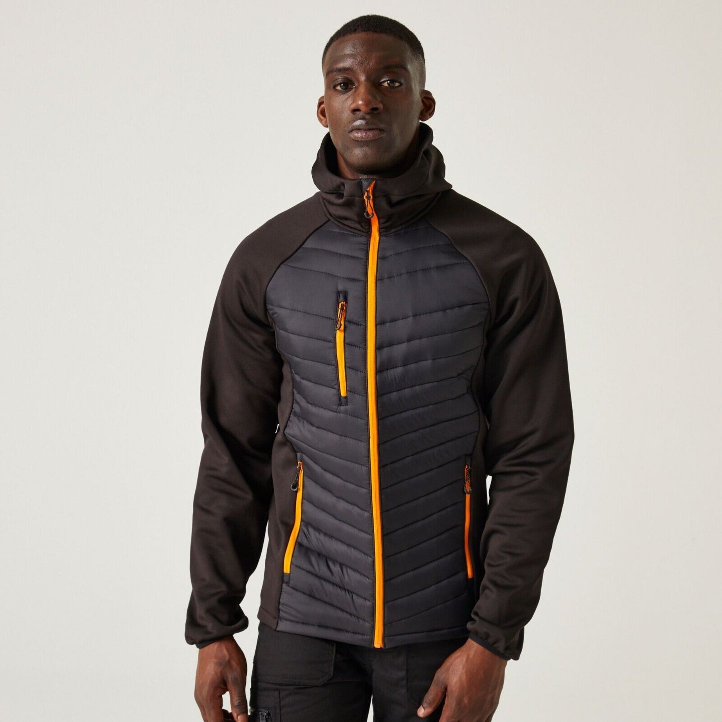 Regatta jacka TRA549 M M svart orange pop Navigate Silver