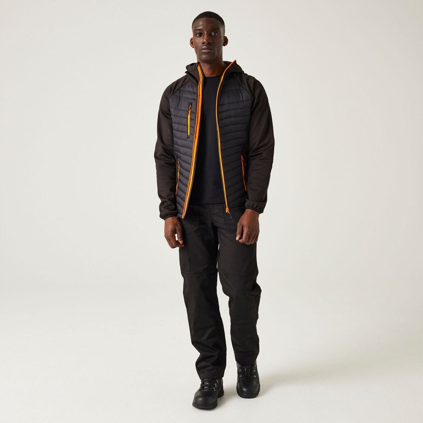 Regatta jacka TRA549 M M svart orange pop Navigate Silver