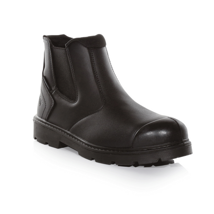 Regatta TRK207 skyddsdealerkänga svart size 11 S3 vattentät Silver