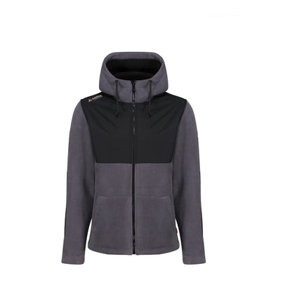 Regatta hoodie jacka TRF664 XL iron svart grå Garrison med huva Silver