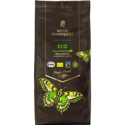 Arvid Nordquist Eco - Organic Medium-Dark Roast Whole Beans 450g