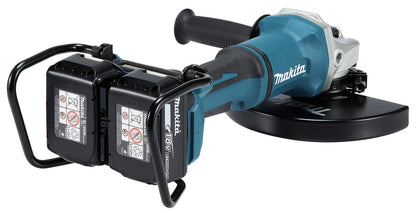 Makita DGA900Z Vinkelslip 18V/36V 230 mm Kolborstfri – Silver – Batteri och laddare ingår