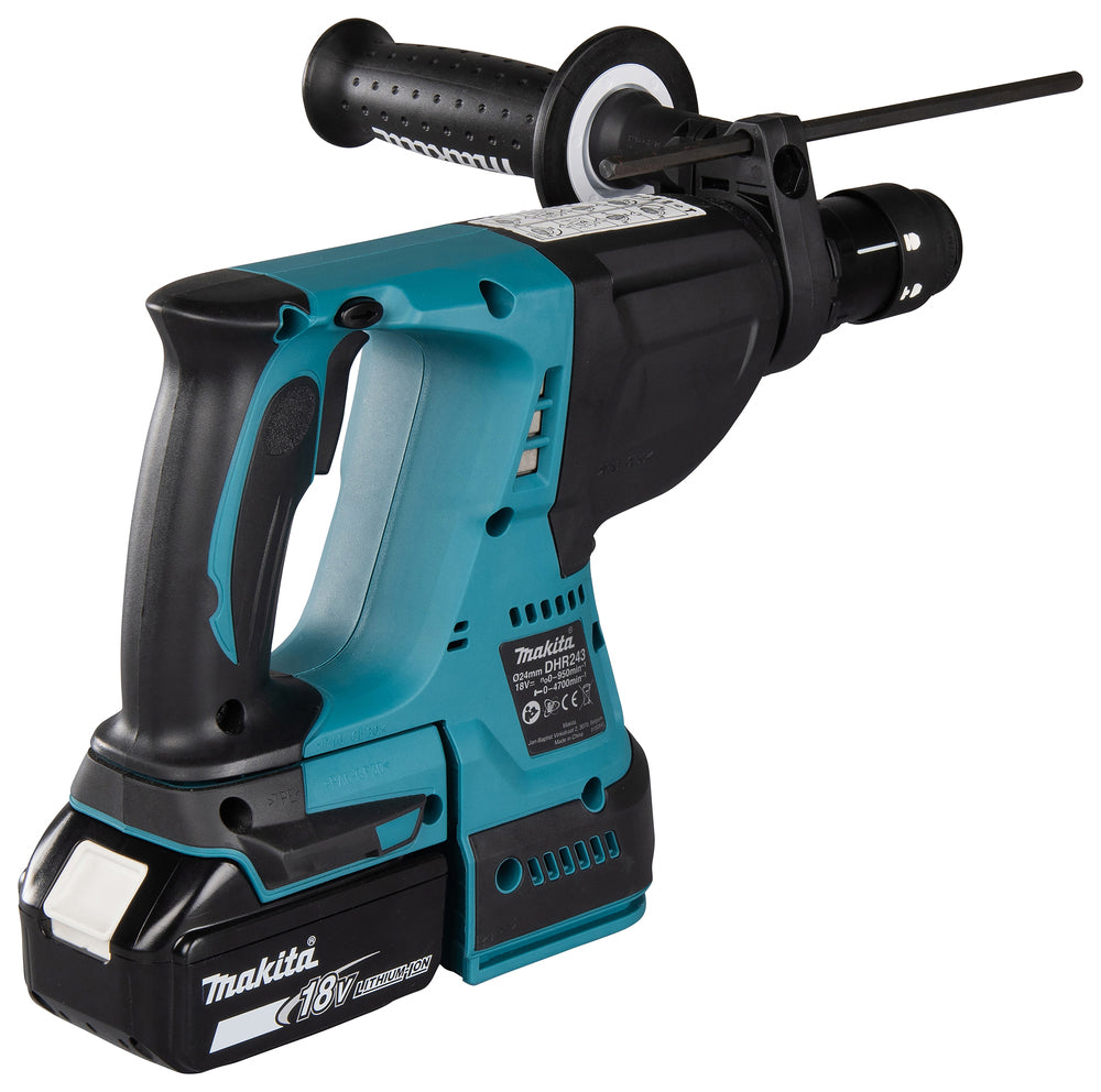Makita DHR243Z SDS-Plus Kombihammare 18V LXT Kolborstfri – 3 Funktioner – Guld