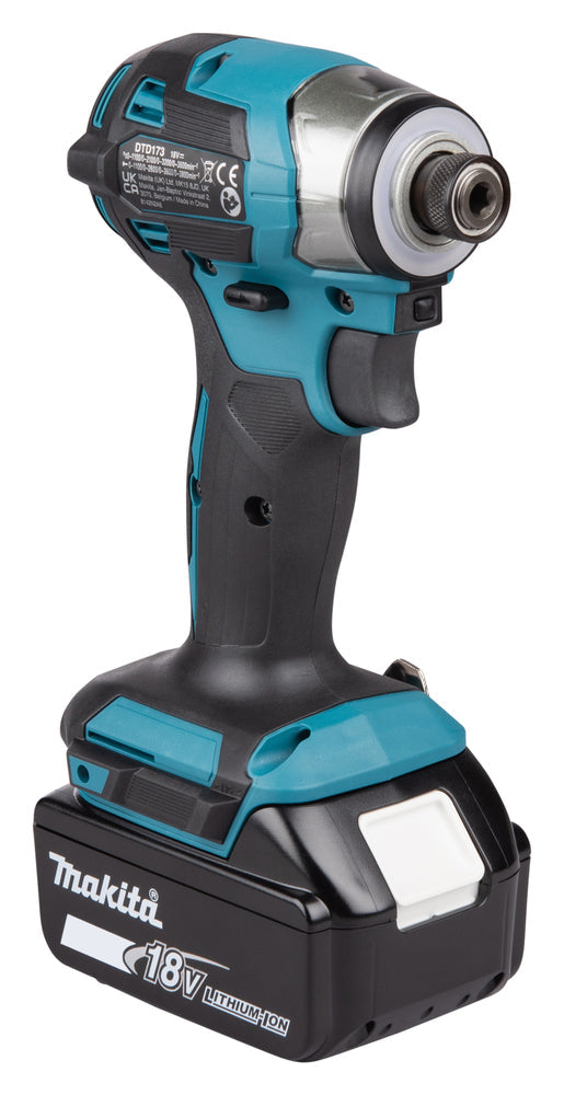 Makita DTD173Z Slagskruvdragare 18V LXT Kolborstfri – Guld – Batteri och laddare ingår