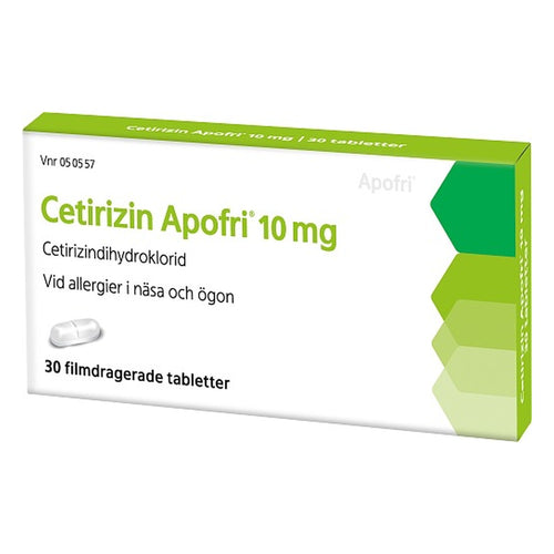 Cetirizin 10 mg Tabletter – Mot Allergi