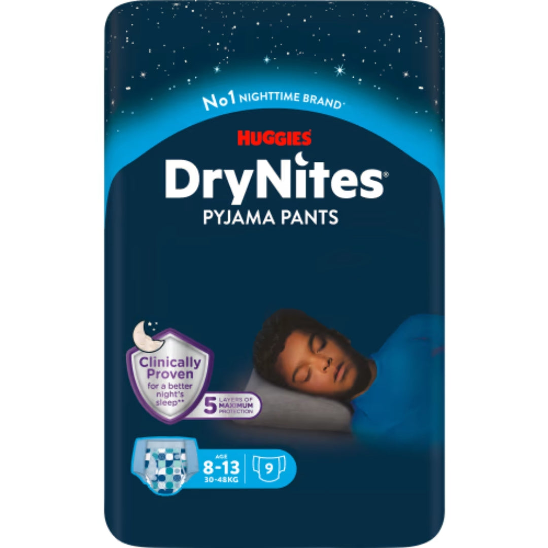 Huggies Pyjama Pants Teen 27-57kg Nattblöjor - Night Diapers 27-57kg 9p