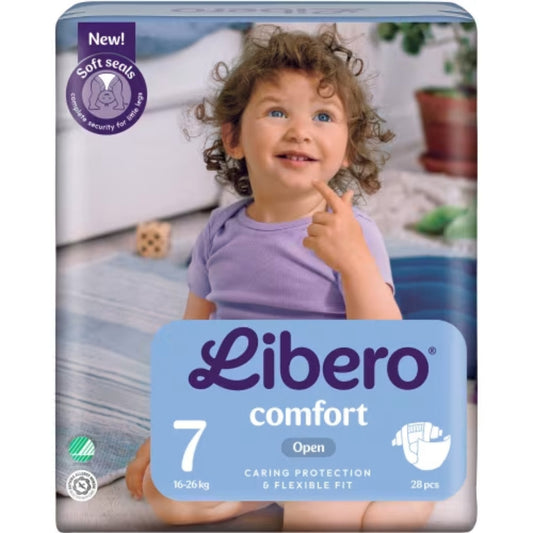 Libero Comfort 7 16-26kg Tejpblöjor - Tape Diapers 16-26kg 28p