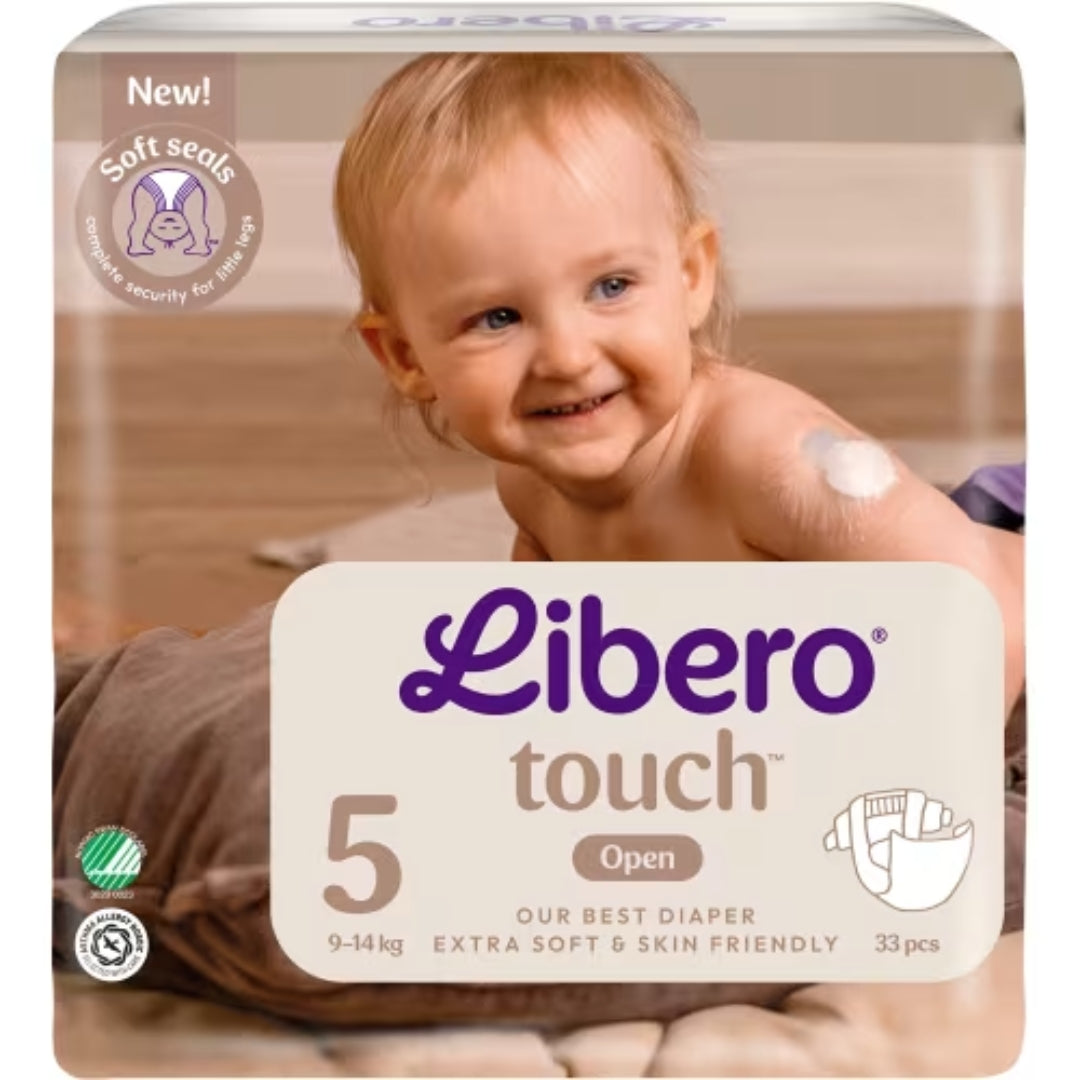 Libero Touch 5 9-14kg Öppna Blöjor - Open Diapers 9-14kg 33p