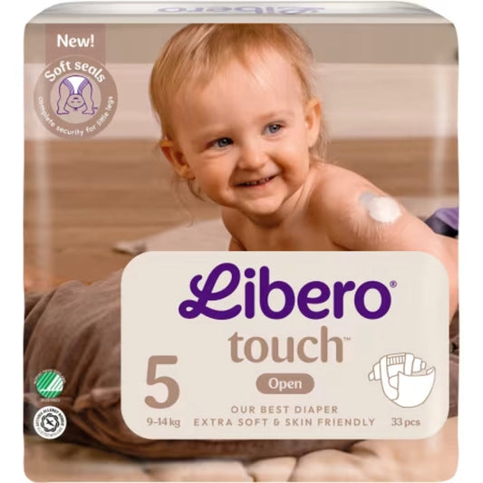 Libero Touch 5 9-14kg Öppna Blöjor - Open Diapers 9-14kg 33p