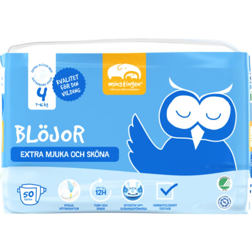 Minstingen Blöjor 4 7-16kg - Diapers 7-16kg 50p