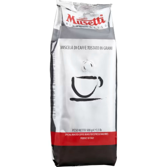 Musetti Espresso Rossa Hela Bönor - Espresso Rossa Whole Beans 500g