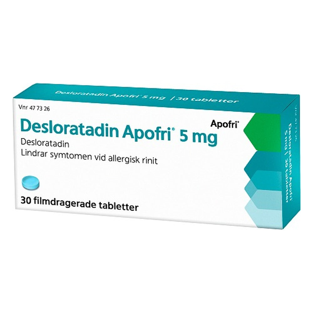 Desloratadin 5 mg Tabletter – Mot Allergi