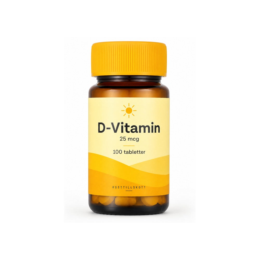 D-Vitamin 25 mcg – 100 Tabletter