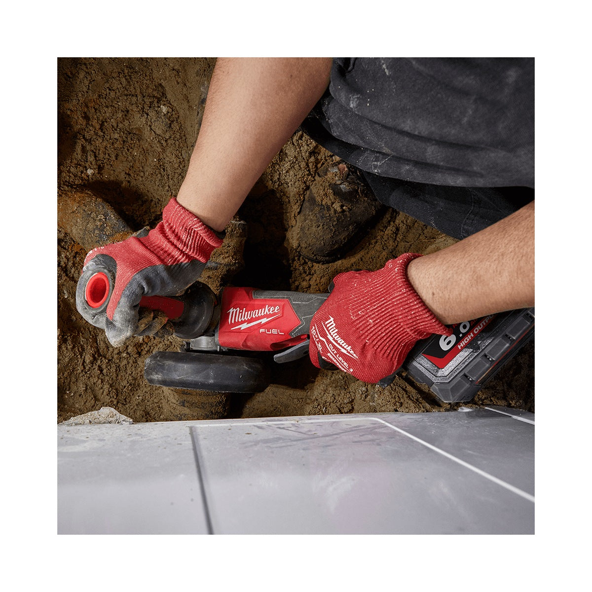 Milwaukee M18 FUEL FAG125XPD-0 Vinkelslip 125 mm – Röd – Endast maskin