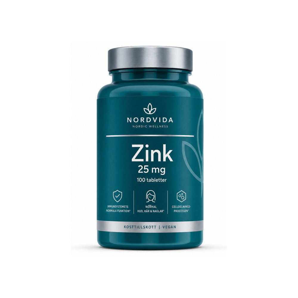 Zink 25 mg – 100 Tabletter