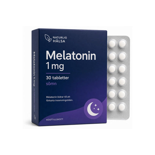 Melatonin 1 mg – 30 Tabletter