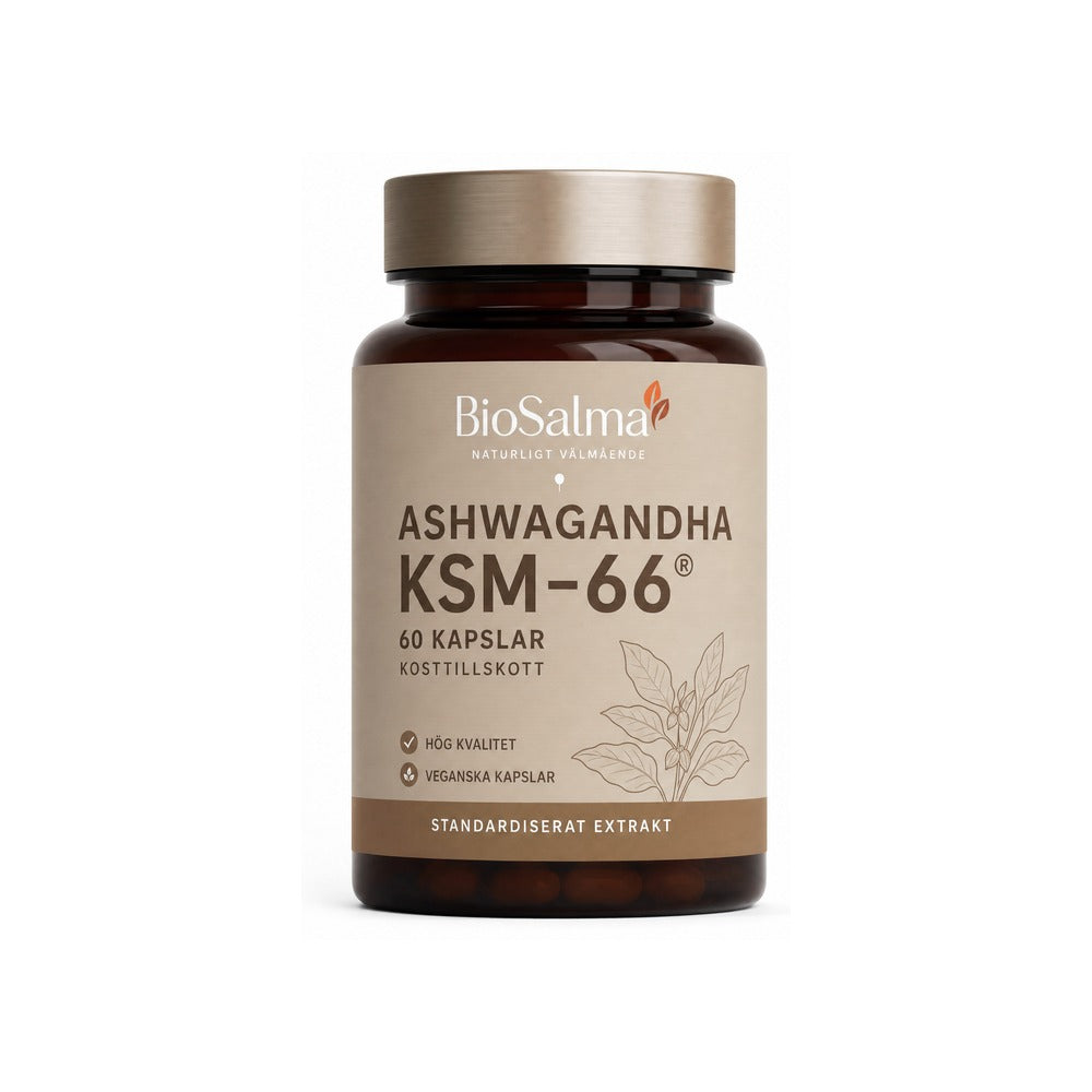Ashwagandha KSM-66 – 60 Kapslar