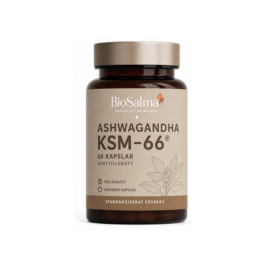 Ashwagandha KSM-66 – 60 Kapslar