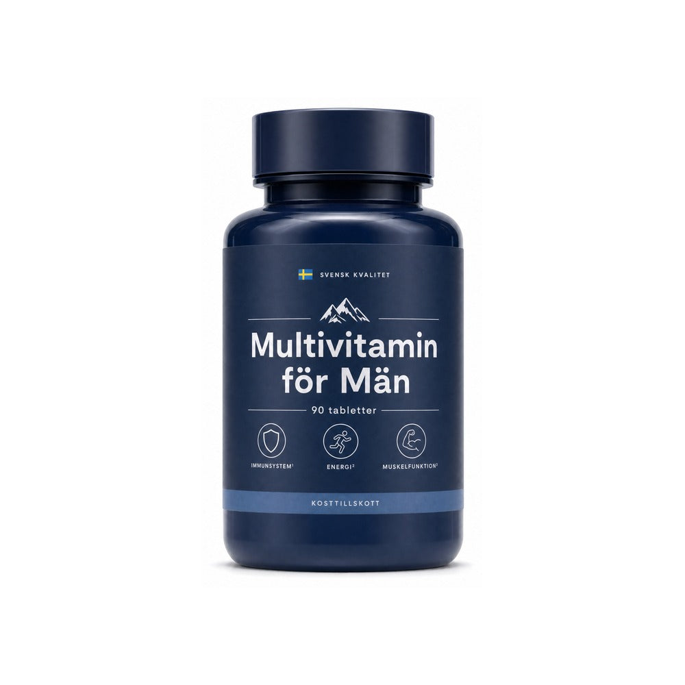 Multivitamin för Män – 90 Tabletter