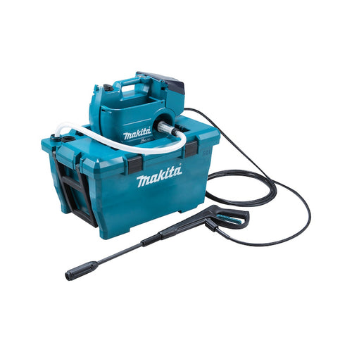 Makita DHW080ZK 2x18V LXT Högtryckstvätt 80 bar – Grön – Utan batterier