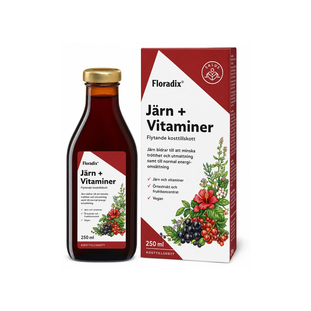 Floradix Järn + Vitaminer – 250 ml