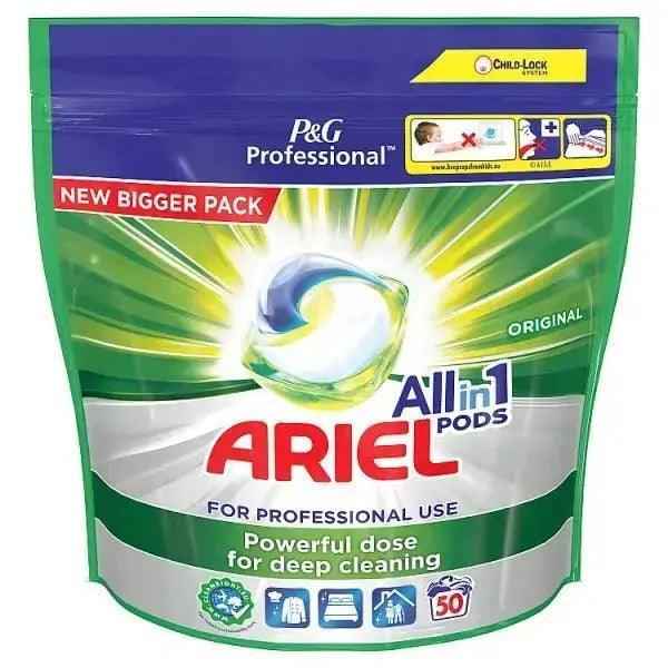 Ariel All In 1 Professionell Kapslar Flytande tvättmedel Kapslar Regular 100 Tvättar