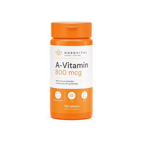 A-Vitamin 800 mcg – 100 Tabletter