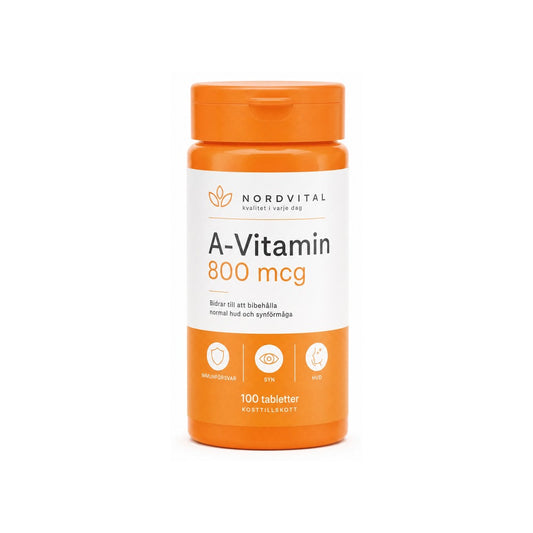 A-Vitamin 800 mcg – 100 Tabletter