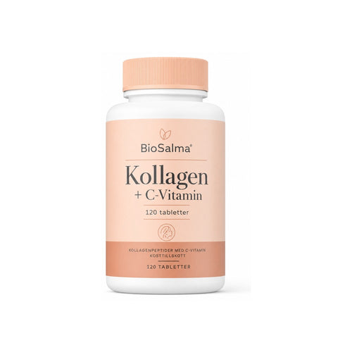 Kollagen + C-Vitamin – 120 Tabletter