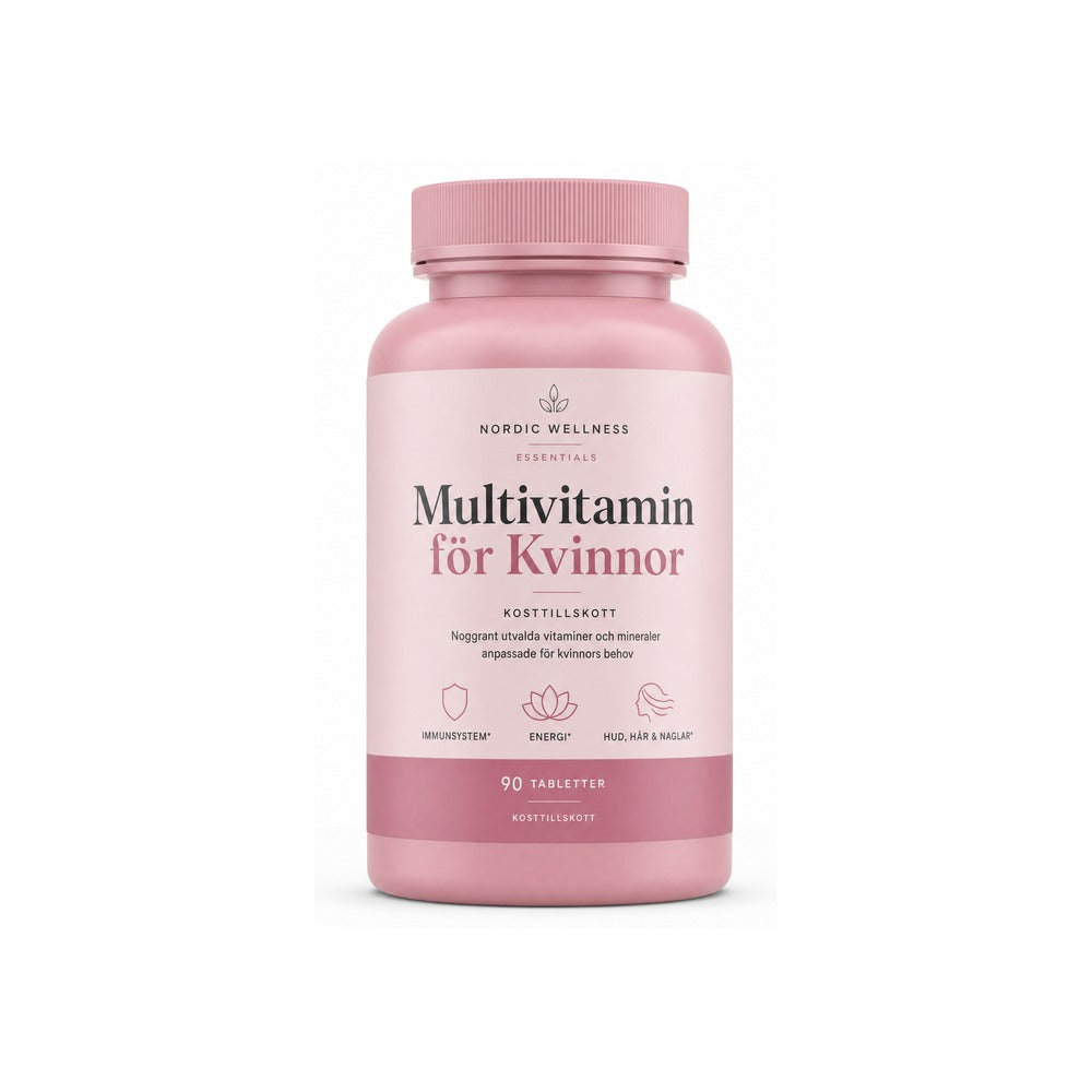 Multivitamin för Kvinnor – 90 Tabletter