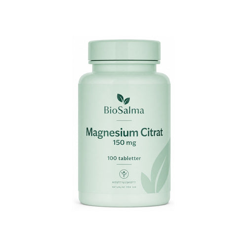 Magnesium Citrat 150 mg – 100 Tabletter