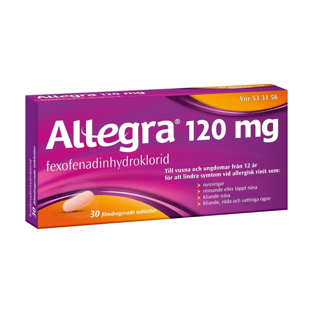Allegra 120 mg Tabletter – Mot Allergi